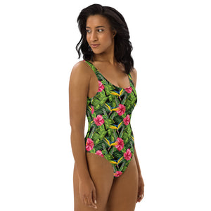 Tropical One-Piece Swimsuit
